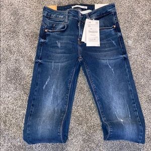 Zara Skinny Distressed Jeans - size 34 (2)